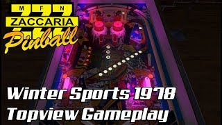 Zaccaria Pinball - Winter Sports SS - Top View Gameplay