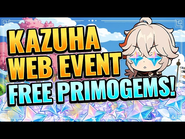 Kazuha web event