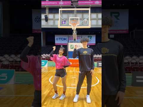 秋田ノーザンハピネッツの選手はダンスが上手かった…#秋田ノーザンハピネッツ #basketball #shorts #内藤 選手