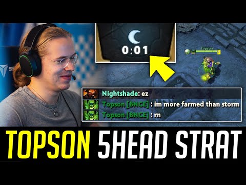 How to WIN mid lane in 0 Minute - Topson TROLLING in SEA DOTA 2