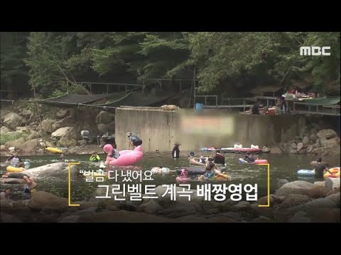 ”벌금 다 냈어요” 그린벨트 계곡 배짱영업