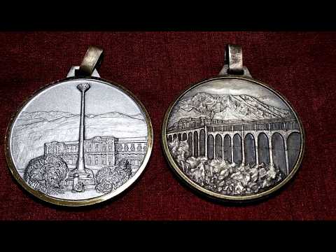 MEDAGLIE IN RICORDO DELLA STRACUNEO 3^ E 5^ EDIZ.ne 1981 E 1983.