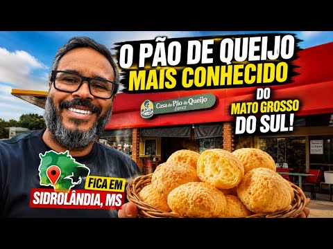 😱 O PÃO DE QUEIJO MAIS FAMOSO DO MATO GROSSO DO SUL! Vale a viagem até Sidrolândia?