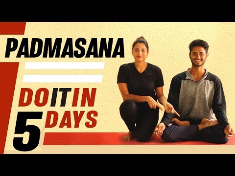How to do Padmasana perfectly in 5 days | Easy and Effective method