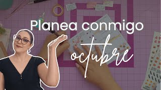 Planea OCTUBRE conmigo🧡 Como organizo mi mes