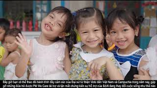 Bạn có thể theo dõi hành trình đầy cảm xúc của Đại sứ từ thiện Vicki đến Việt Nam