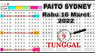 PAITO SYDNEY RABU 16 MARET 2022 || PAITO SDY HARI INI || PAITO WARNA SDY || PAITO SDY HARI INI