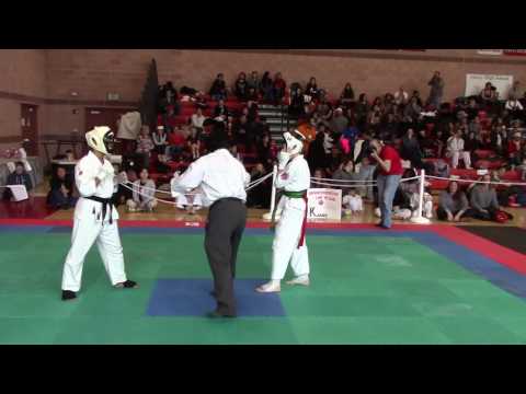 (7)World Oyama Fighters Cup 2017 Karate Tournament Boys 13-15yrs Semi Final Kiichi