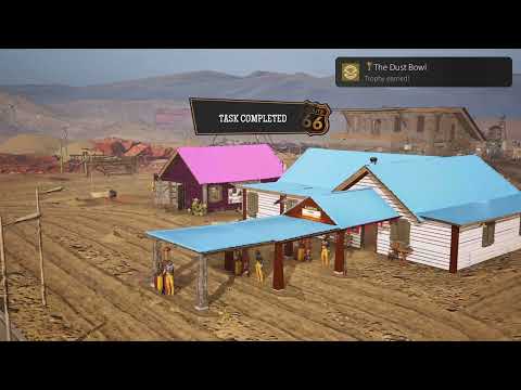 The dust bowl achievement in Gas Station Simulator