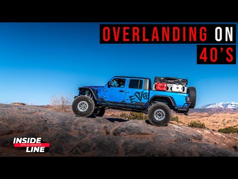 Jeep Gladiator Rubicon on 40's Overland Build | Inside Line