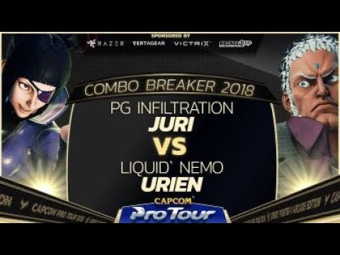 PG Infiltration (Juri) vs. Liquid’Nemo (Urien) - Combo Breaker 2018 - Losers Semis - SFV - CPT 2018