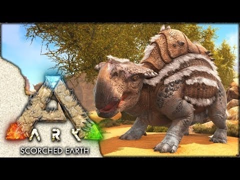 Ark Scorched Earth 1# - Começando o jogo e já domando Morellatops.