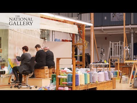 Behind the scenes | Chris Ofili: Weaving Magic | National Gallery