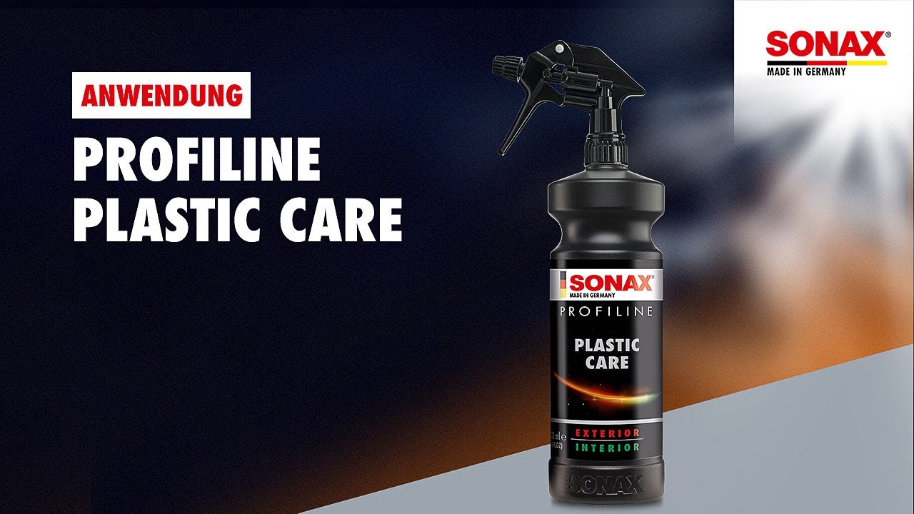 Video: Sonax Profiline PlasticCare Kunststoffpflege Video: Sonax Profiline PlasticCare Kunststoffpflege