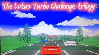 Lotus Turbo Challenge trilogy on the Amiga 500