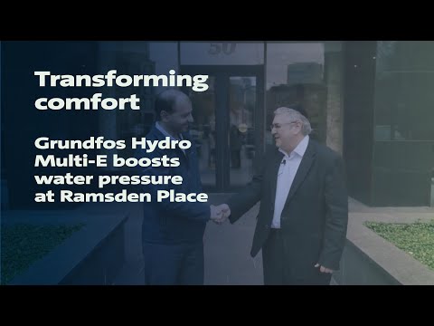Transforming comfort: Grundfos Hydro Multi-E boosts water pressure at Ramsden Place