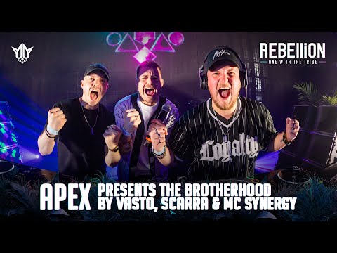 Apex presents The Brotherhood by Vasto, Scarra & MC Synergy @ REBELLiON 2022 - One With The Tribe