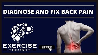 HOW TO DIAGNOSE & FIX 3 TYPES OF BACK PAIN