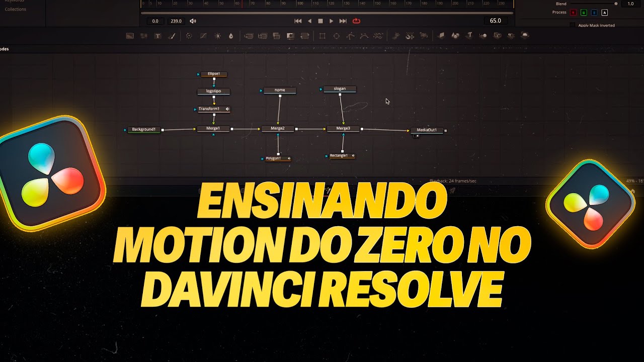 Animando um logotipo no Davinci Resolve