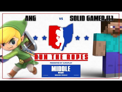 Run the Ropes #5 - Middleweight - Grand Finals - Ang [Toon Link] v Solid Gamer (L) [SteveSmash]