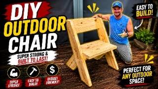 I Built the PERFECT Outdoor Chair!