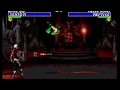 SEKTOR VS REPTILE ULTIMATE MORTAL KOMBAT 3 SEGA GENESIS MEGA DRIVE