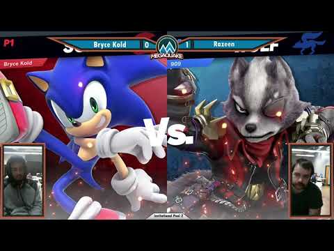 Megaquake Invitational - Round Robin Pools - Bryce Kold(Ganondorf, Sonic) vs Razeen(Wolf)