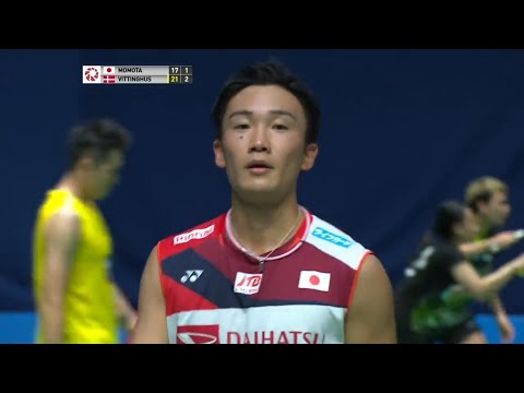 Kento Momota (Japan) VS Hans Kristian Vittinghus (Denmark)