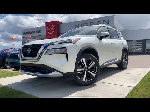2023 Nissan Rogue AWD Platinum in White for sale at Medicine Hat Nissan in Medicine Hat, AB