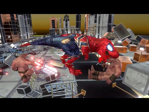 Spiderman Trex VS Ogre Lord - Animal Revolt Battle Simulator
