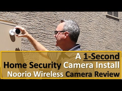 Noorio 4MP 2K Window Cameras for Home Security, 5G/2.4GHz WiFi Window Security Camera,128GB TF Card Supported, Anti-Glare, Blacklight Full Color Night Vision, AI Detection,24/7 Recording, Easy Install video review thumbnail