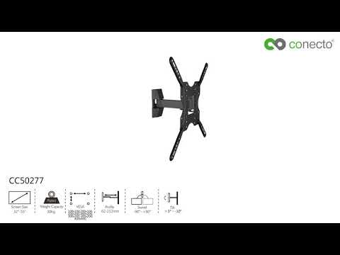 conecto CC50277 Wandhalterung für TV Geräte mit 81-140 cm (32 -55 Zoll)