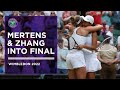 Mertens and Zhang into Wimbledon Final | Wimbledon 2022