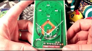 1970's Baseball Tomy Pocket Game Toy Review - The No Swear Gamer