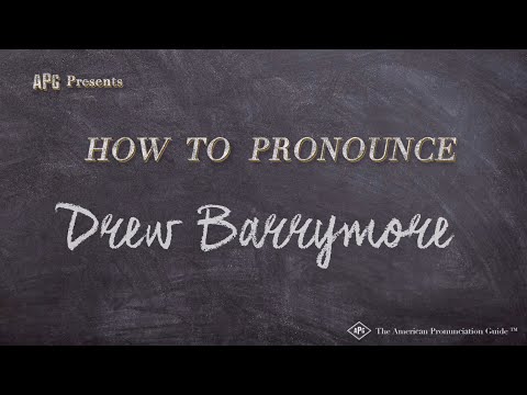 How to Pronounce Drew Barrymore (Real Life Examples!)