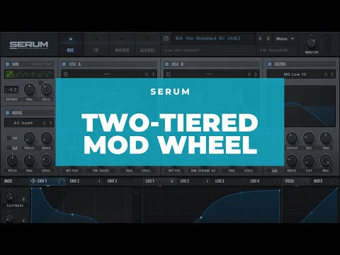 Creating a Two-Tiered Mod Wheel in Serum