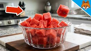 Cut a Watermelon into Cubes💥(Incredibly FAST)🤯