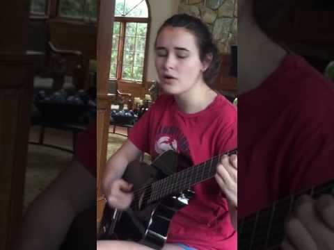 Luisa Wilson singing and playing Hallelujah