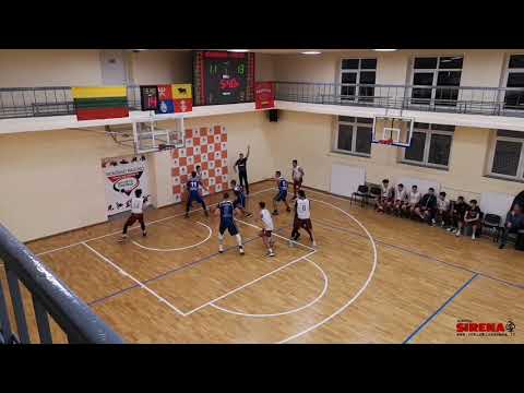 MKL U-18 krepšinio rungtynės Rokiškio KKSC - R. Sargūno sporto gimnazija Panevėžys     2021-11-30