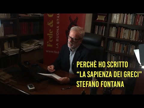 Stefano Fontana presenta La Sapienza dei Greci