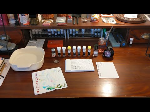 Water Resistance of Burgundy Inks