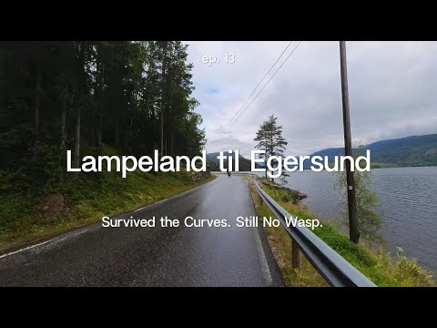 E12 🇬🇧 From Lampeland to Egersund.  🇳🇴.  Fra Lampeland til Egersund