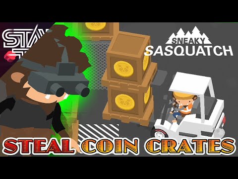 Steal Coin Crates from Secure Hanger 2 in Sneaky Sasquatch - OFFICIAL GUIDE