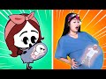 Pregnant Mom And Naughty Son Pencil Cartoons Funny Moments Parody Hilarious Cartoon
