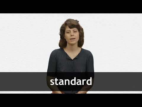 How to pronounce STANDARD in French