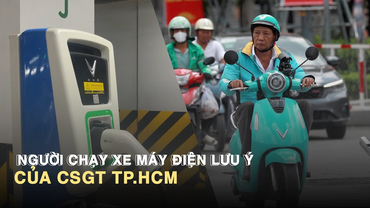 Người chạy xe máy điện lưu ý cảnh báo sau của CSGT TP.HCM