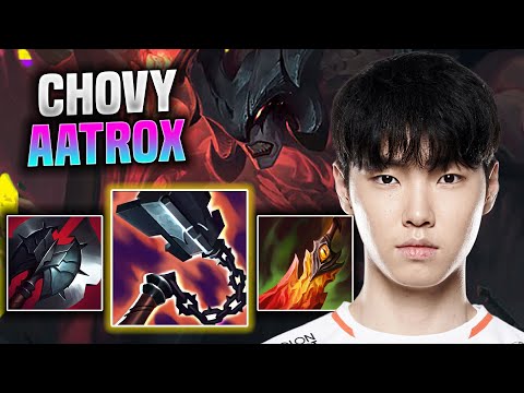 CHOVY IS A BEAST WITH AATROX! - HLE Chovy Plays Aatrox Mid vs Galio! | Season 11