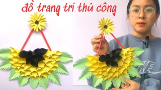 Bông cúc vàng và những lọn giấy - Yellow daisies and curls - HoaDuongDIY