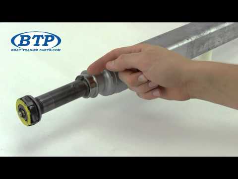 Galvanized 2,000lb Capacity Axle Features