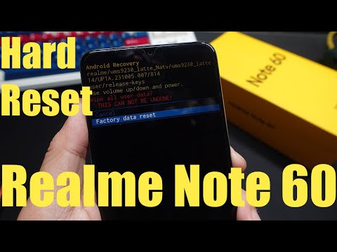 How To Hard Reset Realme Note 60